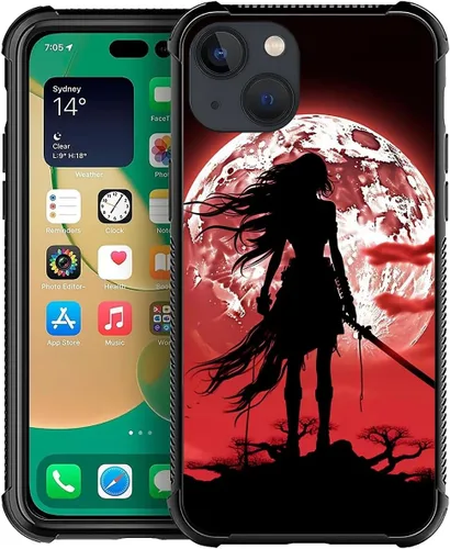 Miniatura 25 de CARLOCA Funda compatible con iPhone 11 Pro Max, patrón de carretera del desierto naranja alienígena, ultra protección, a prueba de golpes