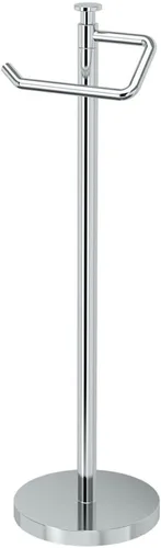 Miniatura 10 de Gatco 1435SN - Soporte independiente para papel higiénico, 23.68 pulgadas de alto, soporte para rollo de papel higiénico de níquel satinado con base