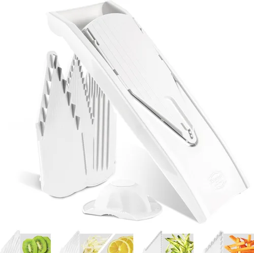Miniatura 15 de BORNER V Mandoline Slicer Kitchen V1 ClassicLine Starter Set Börner - Calidad fabricada en Alemania, color: rojo