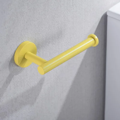 Miniatura 10 de Soporte de papel higiénico para baño, soporte para papel higiénico TP montado en la pared Blanco