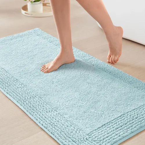 Miniatura 24 de Madison Park Splendor - Alfombra de baño reversible 100% algodón con mechones, 3000 GSM, calidad hotelera, lujosa, felpa, pelo medio, tapete de baño
