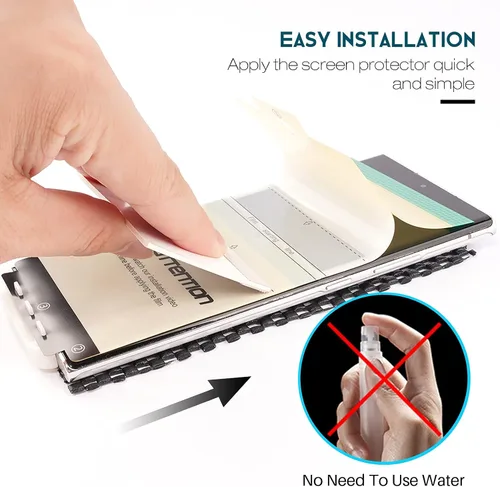Miniatura 8 de LK Protector de pantalla de TPU flexible diseñado para Google Pixel 6 Pro (no de vidrio) + 2 protectores de lente de cámara de vidrio templado