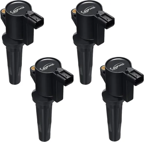 Miniatura 44 de BDFHYK Paquete de bobina de encendido y bujías de iridio compatibles con Audi Volkswagen 2.0L L4 4.2L V8 para UF575 PFR7S8EG, juegos de 4