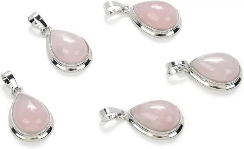 Adabele Natural Semi Precious Stone 22mm Teardrop Waterdrop Pendant Drop Loose Stones for Necklace Earrings Keychain Pendant DIY Craft Jewelry