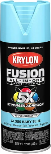 Miniatura 74 de Krylon Fusion - Pintura en aerosol adhesiva todo en uno para uso en interiores y exteriores, 12 onzas, aluminio Icy Grape
