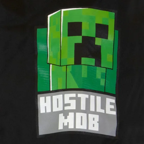 Miniatura 8 de Minecraft Chaqueta bomber para niños, chaqueta universitaria con estampado gráfico con cremallera para niños y niños pequeños