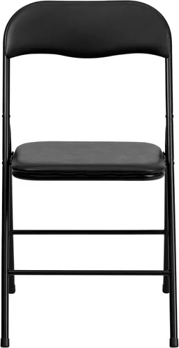 Miniatura 9 de Flash Furniture - Juego de mesa y sillas plegables negras de 5 piezas para jugar cartas Negro