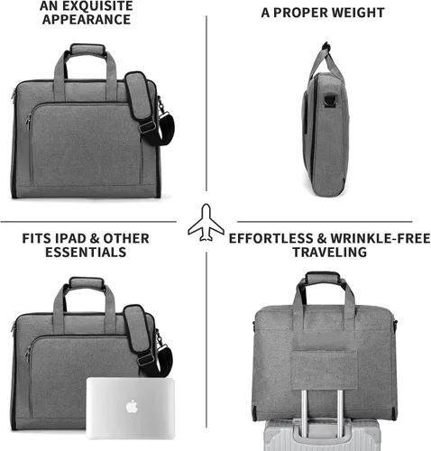 Miniatura 6 de Bolsa de ropa para viajes, bolsa grande para colgar en la ropa, bolsa de vestir