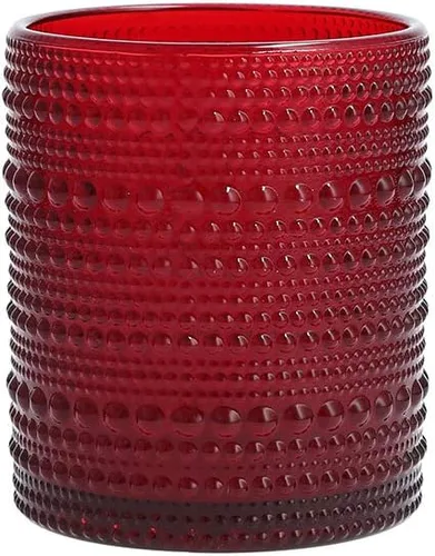 Miniatura 9 de Fortessa Jupiter - Vaso de hobnail con cuentas, 13 onzas (juego de 4), azul aciano Azul Cornflower