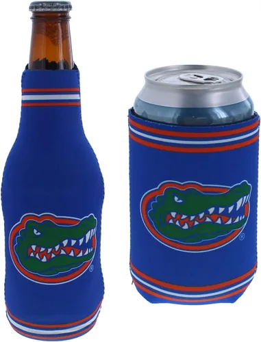 Miniatura 105 de College Team Color Logo Can & Bottle Holder Insulator Beverage Cooler Set