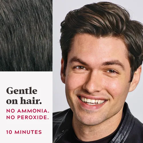 Miniatura 4 de Solo para hombres Auto Stop, tintura química para el cabello, 1, Café Oscuro