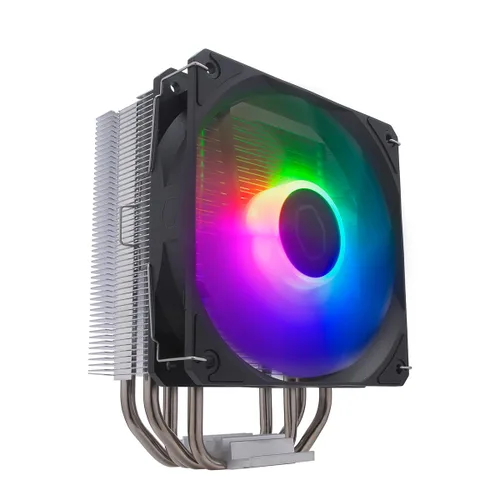 Miniatura 8 de Cooler Master Hyper 212 Halo CPU Air Cooler - Acabado de aluminio blanco puro, 4 tubos de calor de contacto directo continuo con aletas, ventilador