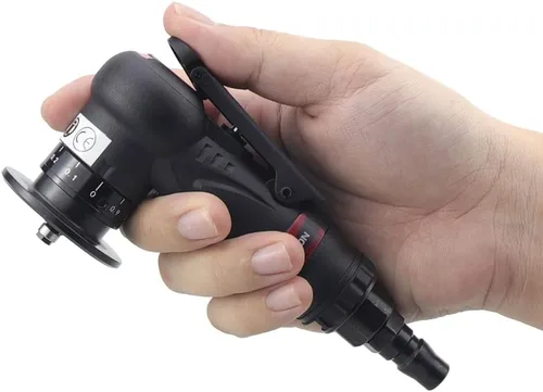 Miniatura 2 de Herramienta de chaflán Pnuematic para desbarbado de metal, herramienta de biselado de aire, mini máquina de biselado, pequeña amoladora de mano