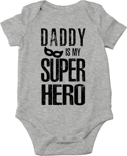 Miniatura 13 de CBTwear Daddy Is My Superhero - Ropa de bebé - Divertidos trajes para recién nacidos para niños y niñas