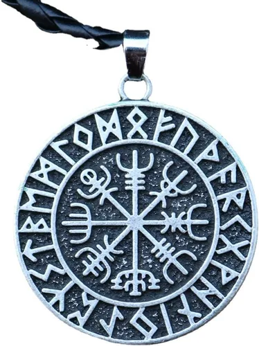 Miniatura 2 de Viking Believe In Yourself Regalos para hijo de papá vikingo brújula vikinga, collar de regalo para hijo joyería para hijo, collar de hijo, colgante