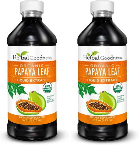 Miniatura 7 de Herbal Goodness Extracto de hoja de gordolobo - Gota de gordolobo para desintoxicación de pulmones, propiedades de expectorantes herbales