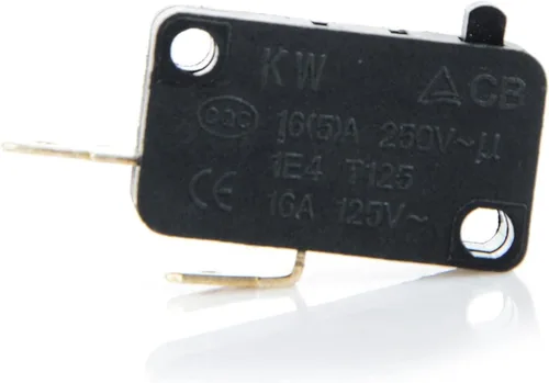 Miniatura 2 de 5 unids 15A 250V Micro interruptor de conexión única Mini interruptor de límite para puerta de horno microondas