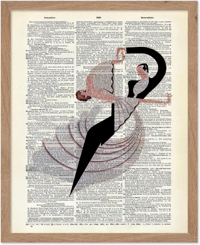 Miniatura 27 de Poster Master Póster de Arte del Diccionario - Impresión Retro de Mujer Soldadora - Arte de Sándwich de Queso a la Parrilla - Regalo para Ella