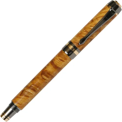 Miniatura 4 de Elite – Bolígrafo de punta rodante, color amarillo de metal de pistola caja Elder Yellow Box Elder