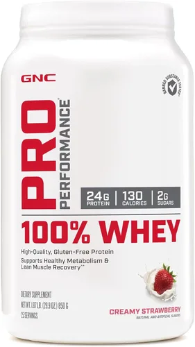 Miniatura 10 de GNC Pro Performance 100% proteína de suero en polvo Apoya el metabolismo saludable y la recuperación muscular magra Chocolate Supreme 12
