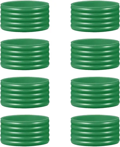 Miniatura 10 de 15 colores disponibles Buena elasticidad 8-45 piezas de raqueta de tenis/paletas de pickleball/squash anillo de silicona raqueta agarre bandas 8