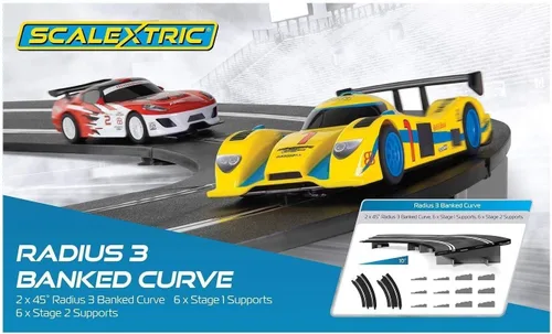 Miniatura 4 de Scalextric Radio de pista C8234 - Curva de 22,5 grados