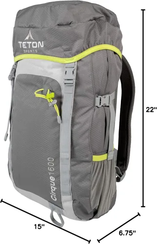 Miniatura 7 de Teton Daypacks; mochila plegable, ligera y cómoda para senderismo y viajes; bolsa de noche