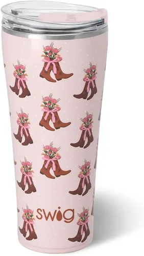 Miniatura 60 de Swig Life - Vaso aislante de 22 onzas, vaso de viaje para café con tapa, taza de café para viaje compatible con portavasos, de acero inoxidable
