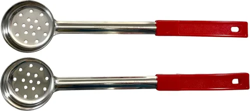 Miniatura 14 de Cuchara de acero inoxidable sólido de 4 onzas para medir y servir; cucharas de grado comercial (paquete de 2) Commercial-Grade Spoodle for