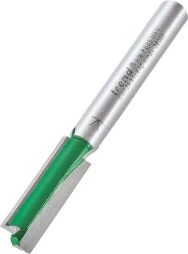 Trend Craft Pro 1/4" vástago recto cortador de fresa - Ref: C012AX1/4TC; diámetro 0.315 in; longitud de corte 0.984 in; carburo de tungsteno con