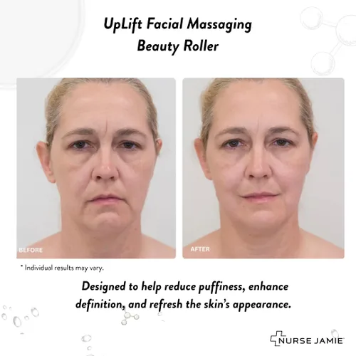 Miniatura 2 de Nurse Jamie Rodillo de belleza para masaje facial Uplift - Edición navideña Púrpura