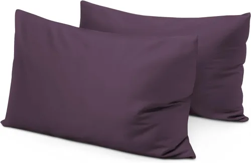 Miniatura 18 de Juego de 2 fundas de almohada de viaje de 12 x 16 con cierre de sobre, funda de almohada para niños pequeños, 600 hilos, 100% algodón egipcio suave