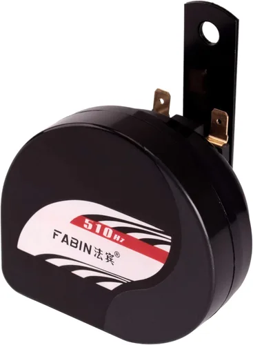 Miniatura 3 de FARBIN Bocina de aire de motocicleta de tono alto de 12 voltios, impermeable, 510 Hz
