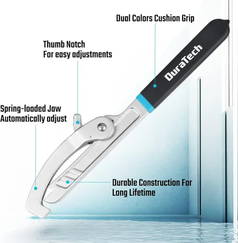 Miniatura 4 de DURATECH Llave de tuerca de bloqueo para colador de fregadero, ajustable hasta 4-3⁄4 pulgadas de capacidad de mordaza, para instalar o quitar