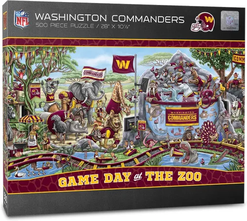 Miniatura 33 de YouTheFan - Rompecabezas NFL Game Day at The Zoo, 500 piezas