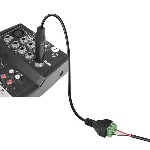 Miniatura 7 de Cable de extensión XLR de tres pines macho/hembra a terminal de 3 pines para altavoces, micrófono, sonido, equipo de iluminación de escenario