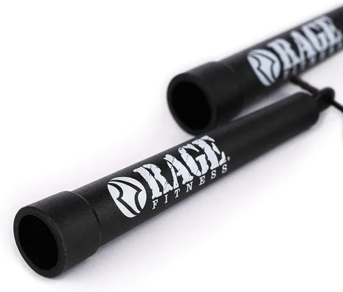 Miniatura 2 de RAGE Fitness Cuerda de velocidad R1 diseñada por un campeón mundial de cuerda de saltar, ideal para boxeo y entrenamiento de fitness, cable