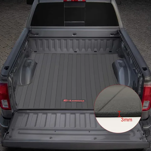 Miniatura 5 de D-Lumina Tapete de cama – Compatible con Ford F250 F350 F450 2017-2024 con camas de 6.8 pies – 3D TPV resistente revestimiento de caja de camión