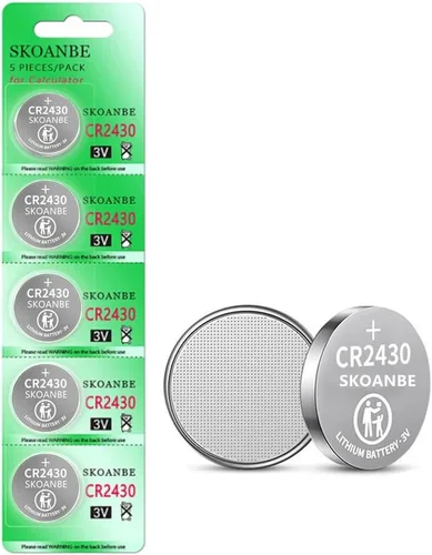 Miniatura 6 de SKOANBE Paquete de 5 baterías de litio CR2430 2430 ECR2430 3V para monedas