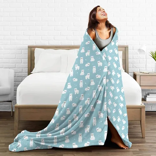 Miniatura 5 de Perinsto Manta de forro polar para niña negra africana, ultra suave y cálida para todas las estaciones, para cama, silla, automóvil, sofá