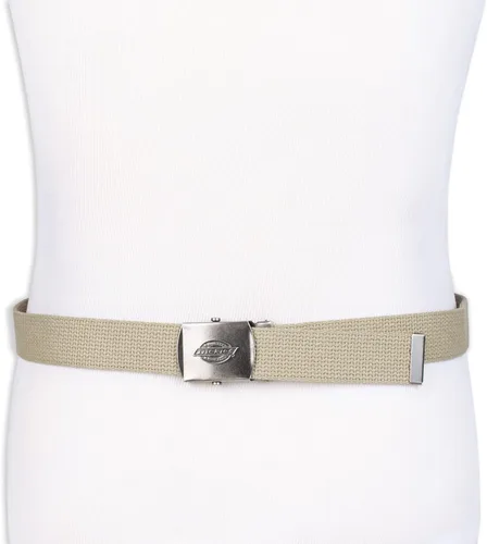 Miniatura 5 de Dickies Cinturón de tela de algodón para hombre con hebilla de logotipo militar
