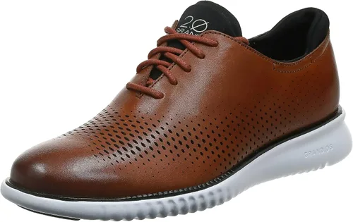 Cole Haan 2.Zerogrand - Zapatos tipo Oxford para hombre, diseño con puntera vega cortada con láser