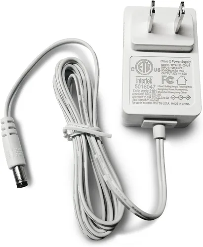 MY BEAUTY LIGHT Fuente de alimentación LED, 12V 1A DCTransformer Etl Listed Adaptador de corriente de iluminación Enchufe para tiras de luces LED y
