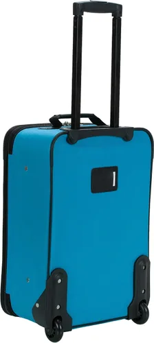 Miniatura 3 de Rockland juego de 4 piezas de valijas con ruedas y bolsas para viaje, Turquoise), F32