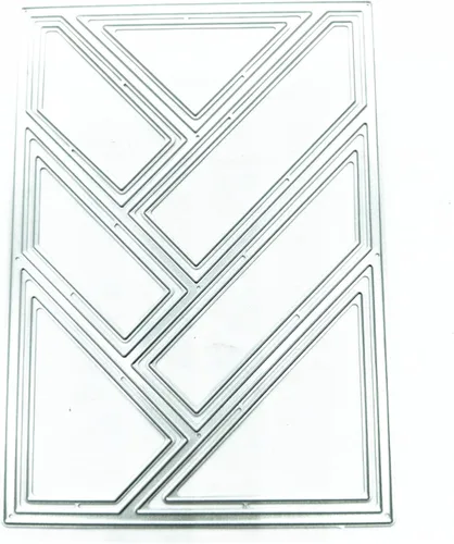 Miniatura 2 de Mvchifay Troqueles de corte para hacer tarjetas, troquelados de metal, herramienta de álbum de recortes, marco hueco, plantilla de perforación