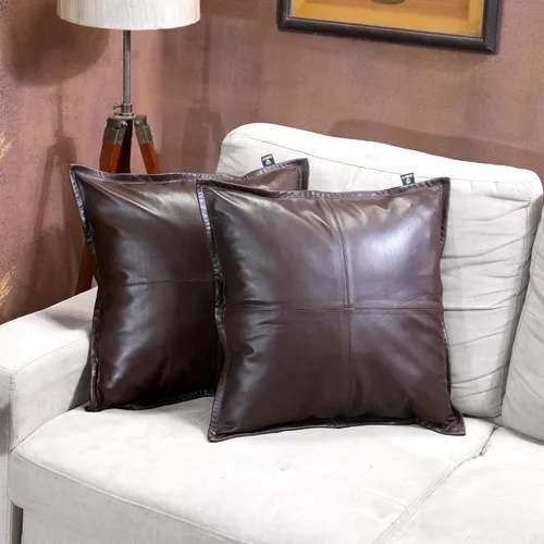 Miniatura 6 de Funda de almohada de piel de cordero – Funda de cojín para sofá, fundas decorativas para sala de estar o dormitorio de 20 x 20 pulgadas – Caja