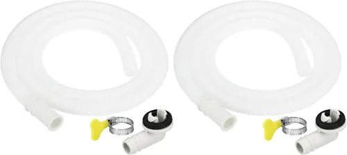 Miniatura 11 de PATIKIL Kit de drenaje de aire acondicionado de 3.3 pies, conector de drenaje universal, manguera de drenaje de CA con abrazadera para grifo
