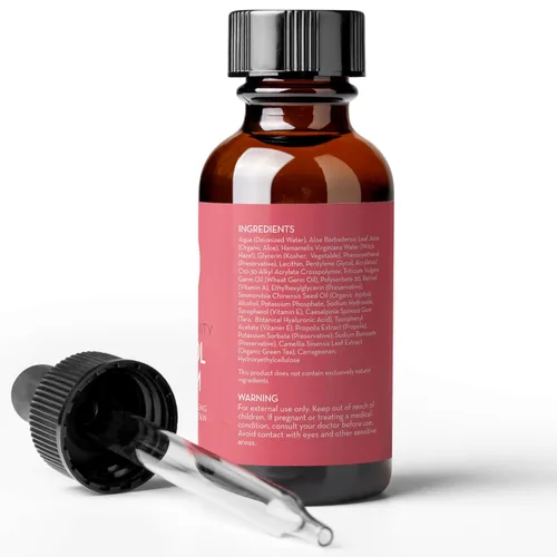 Miniatura 7 de Pure Body Naturals Suero facial de retinol, suero de retinol con hamamelis, aceite de mirto y ginseng, crema antiedad y corrector de manchas oscuras