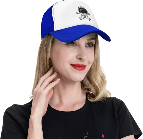 Miniatura 9 de Astronauta Logo Baseball Cap Woman Mens Trucker Hat Adjustable Mesh Dad Hat