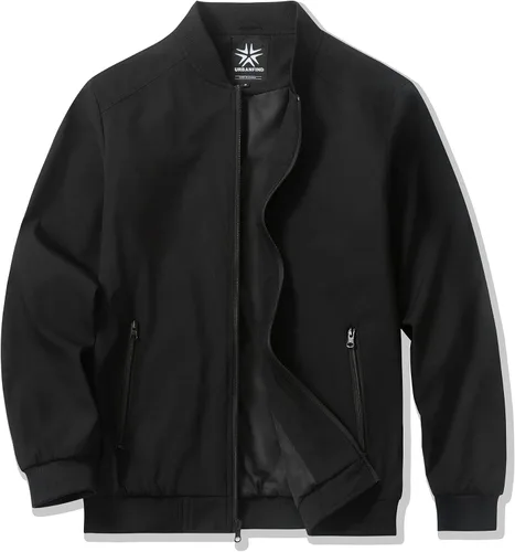 Miniatura 13 de URBANFIND Chaquetas bomber para hombre, casuales, ligeras, cortavientos, a la moda, abrigos de primavera y otoño